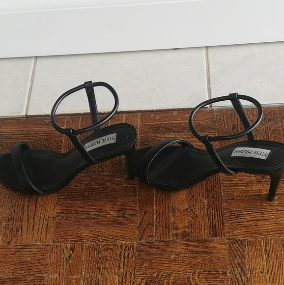 Black Strappy Sandals - Picture 5 of 5